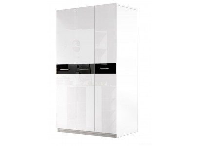 Armoires Armoires Armoire à vêtements brillante Armoires pour enfants Blanc nouveau