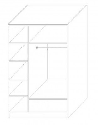 Armoire blanche Armoires Armoire à vêtements brillant Armoires Armoire de chambre d'enfants