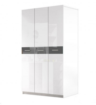 Armoires Armoires Armoires laquées Armoires à vêtements Chambre d'enfants Gris neuf