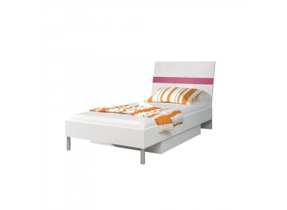 Lits Bois Rose Design Lit Simple Laqué Lit Enfant Fille