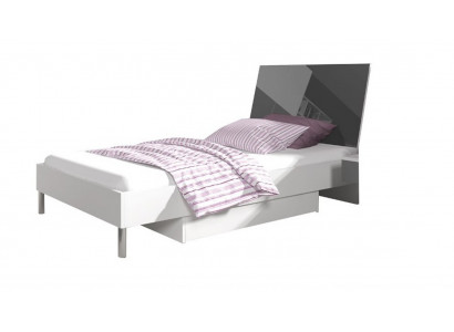 Chambre d'enfants Lit Chambre Lits Lit simple Chambre de jeunes Gris Bois