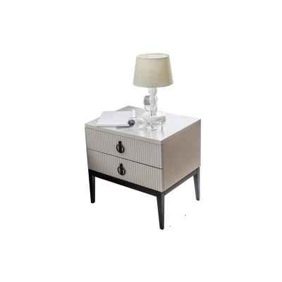 Design Console 2x Table de chevet Tables d'appoint Chambre en bois Consoles neuves