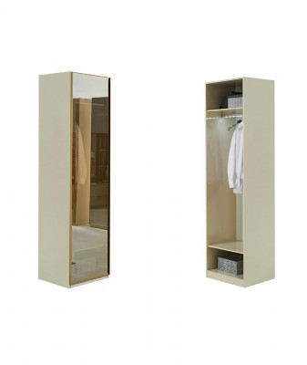 Meuble pour dressing armoire avec portes teintées en verre Armoire d'angle