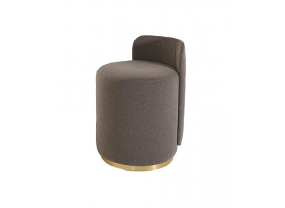 Fauteuil de design, Pouf de luxe, Coiffeuse, Tabouret rond, Siège rembourré, Tabouret