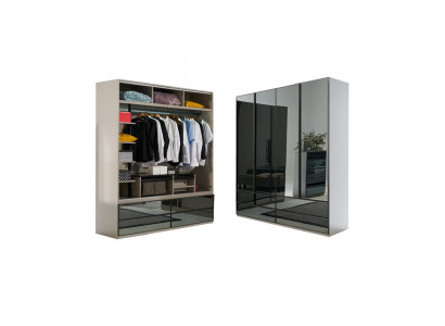 Armoire Armoire vitrine Chambre Bois moderne Armoires Mobilier nouveau