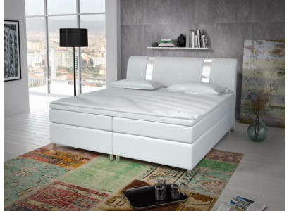 Lit sommier à ressorts Box Hôtel Lit avec Visco & Matelas Lit en cuir Lits Lits doubles