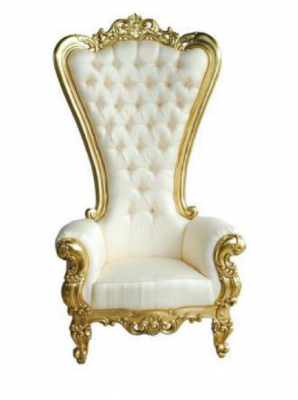 Trône fauteuil Royal Revêtement Chesterfield Velours 1 Place Fauteuils de style antique