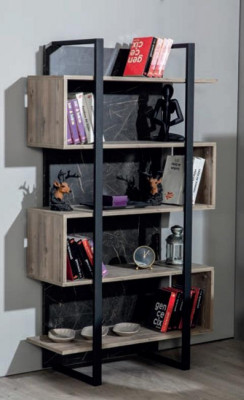 Étagère à livres Moderne en bois Chambre d'enfants Brown Armoire Mobilier Design Chambre à coucher nouveau