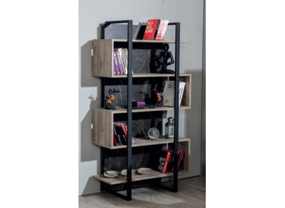 Étagère à livres Moderne en bois Chambre d'enfants Brown Armoire Mobilier Design Chambre à coucher nouveau