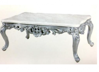 Barock Rokoko Kaffeetisch Holztisch Seite Sofa Couch Tische Marmor