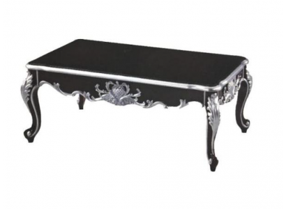 Table basse de café baroque rococo de la plus haute qualité en bois décoratif pour table d'appoint de canapé.
