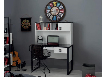 Bureau Blanc Mobilier Bois Chambre Enfants Design Moderne Table Chambre Jeunesse Nouveau