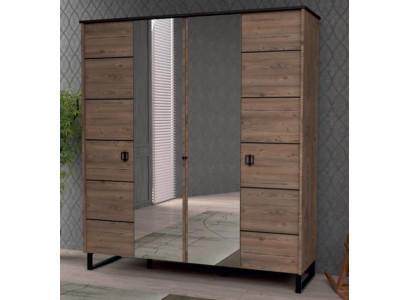 Armoire brune Chambre de jeunes Armoire Chambre d'enfants Design Moderne Nouvelle