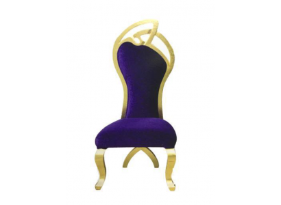 Trône chaises Fauteuil Royal Velours Chesterfield 1 place Style antique
