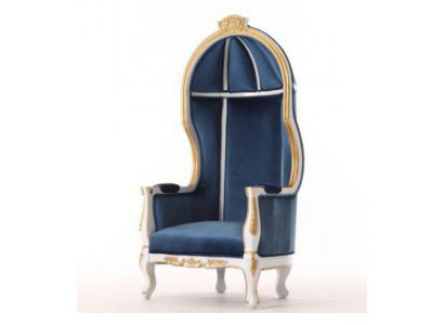 Trône Fauteuil Royal Rembourrage Chesterfield Velours 1 Place Chaises de Style Antique