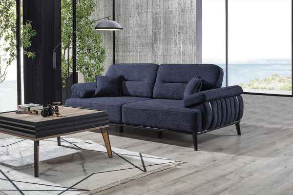 Set de canapé moderne de luxe 4 pièces Canapé 3 + 3 + Fauteuil + Table basse Ensemble de salon