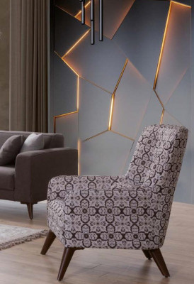 Ensemble de canapé 3+3+1 Fauteuil Canapé Relax Luxueux Ensemble de Salon Moderne