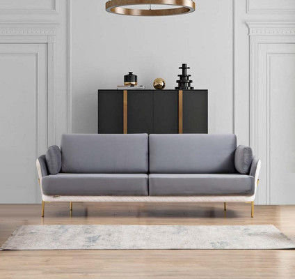 Ensemble de canapés de luxe suite 3+3+1 Canapés Fauteuil Tissu 3 pièces. ensembles