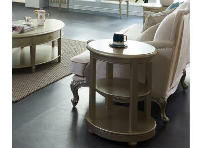 Table d'appoint Table Canapé Bois Canapé Côté Mobilier Designer Rond