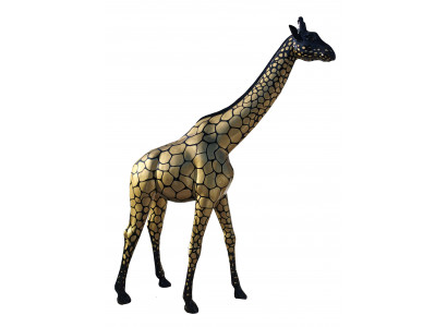 Figures de concepteur Décorations modernes Statue de girafe de jardin Sculpture Sculptures