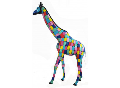 Chiffres de conception Décorations Modernes Statue de Girafe Sculpture Sculptures de Jardin