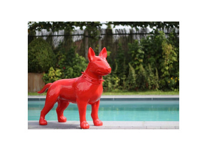 Statue de chien décorative moderne pour jardin de figurines de designer