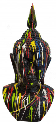 Designer Figur Statue Moderne Figuren Dekoration Büste aus Buddha Skulpturen neu