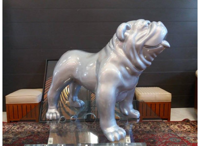 Sculptures de design figures sculpture de bouledogue moderne statues décoratives nouvelles.