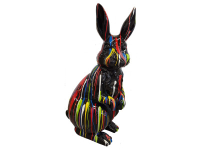 Figures de créateur Décorations de jardin modernes Figurines Sculpture de lapin Sculptures