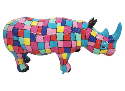 Designer Figure Abstraite Figures Modernes Décoration Rhinocéros Sculptures de Jardin