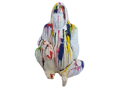 Figurine de designer Statue Figurines modernes Statues Décoration Décoration Gorille Jardin nouveau