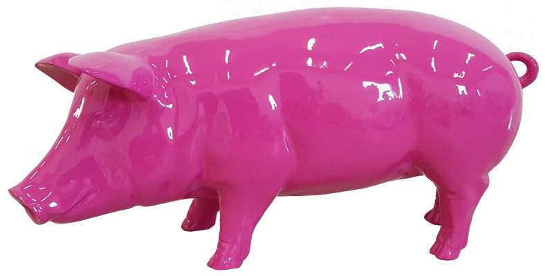 Figurine abstraite statue figures de jardin décoratives statues sculptures cochon nouveau