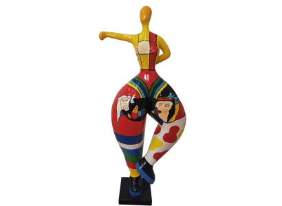 Conception Chiffres Abstraits Décorations Modernes Chiffres Sculpture Femme Sculptures