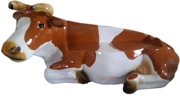Designer Figure moderne abstraite Vaches Vaches Vache Décoration Jardin Sculptures Animaux Nouveau