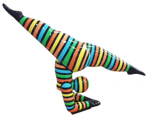 Figures de design Sculptures Sculpture abstraite moderne Femme Acrobat Décoration