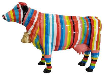 Designer Moderne Abstrait Une Figure Vache en Plastique Sculptures de Jardin Décoratives