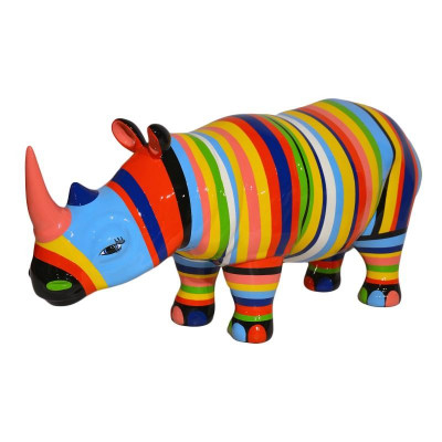 Designer Figurine Statue Modern Figures Decoration Rhino Garden Sculptures new  Designer Figurine Statue Figures Modernes Décoration Sculptures de Jardin Rhino nouvelles