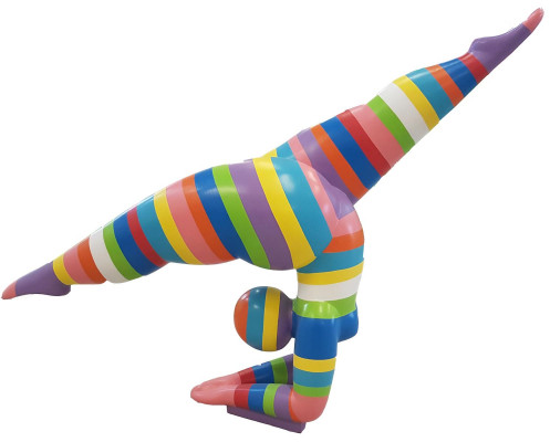 Acrobate Conception Chiffres Sculptures Sculpture Abstraite Moderne Femme Décoration