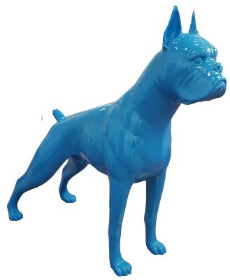 Figure de designer Statue Figures modernes Décoration Chien Sculpture de jardin Sculptures
