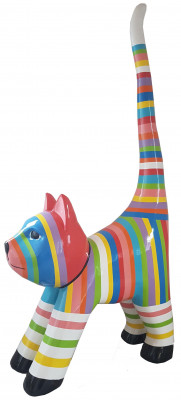 Designer Figure Abstract Moderne Figures Décoration Sculptures de Chat Coloré Nouveau