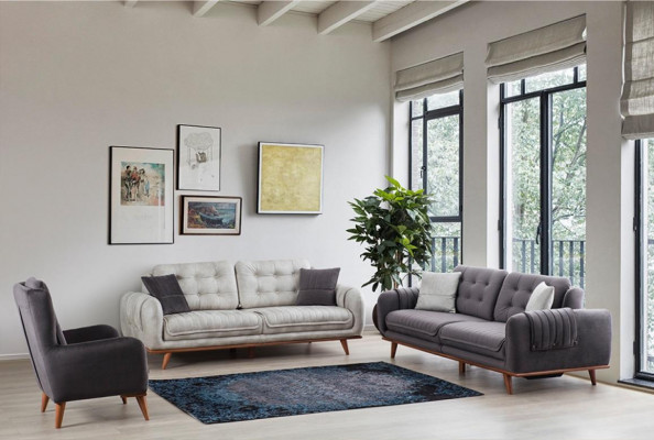 Fauteuil club Chesterfield Relax en cuir canapé 1 place marron