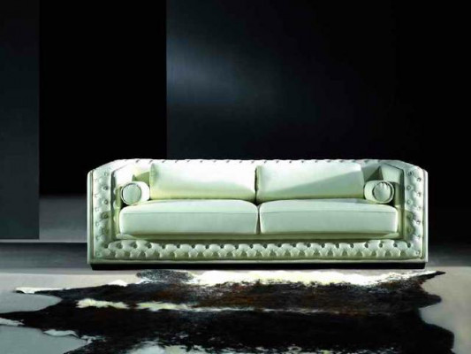 Canapé en cuir Chesterfield 3 places Canapés Canapés Chesterfield en cuir