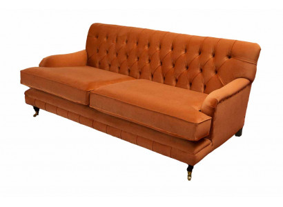 Canapé trois places 3 places Chesterfield en tissu design moderne Canapé de salon