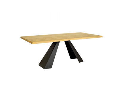 Table à manger Table de réunion Bureau Design Bois Table de conférence bois massif nouveau Meuble