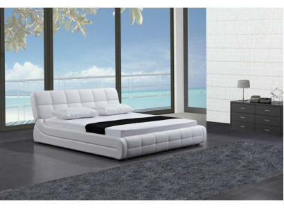 Lits Lits modernes Rembourrage Double Mariage Hôtel Luxe Cuir Designer