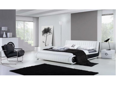 Lit de designer Lit de mariage Lit rembourré Lit de chambre Lit en cuir Lit neuf
