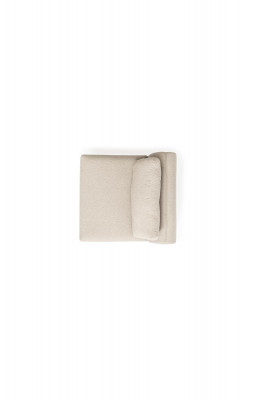 Canapé d'angle Canapé en forme de L Design Moderne Luxueux Salon Beige Canapé