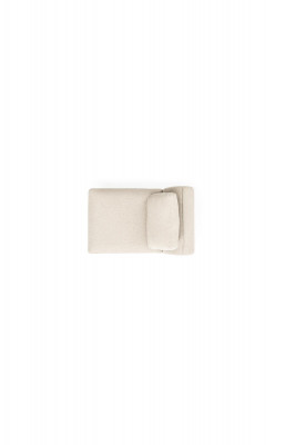 Canapé d'angle Canapé en forme de L Design Moderne Luxueux Salon Beige Canapé