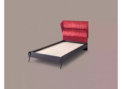 Lit design Lit enfant coloré Lit jeune moderne Lit en bois 120x200cm