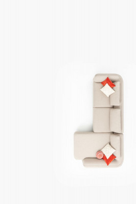 Canapé d'angle Canapé en L de luxe Canapés Mobilier Salon Design moderne 330x170